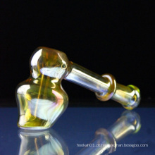 Venda Por Atacado Tubo de vidro Bubbler mão para fumar com Bubbler (ES-HP-084)